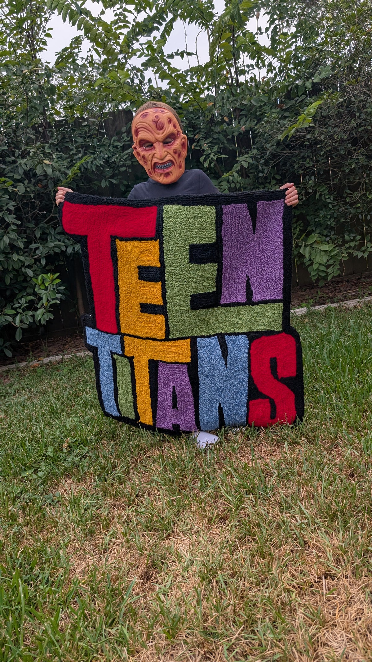 Teen Titans 3 x 3 Loop Pile Rug